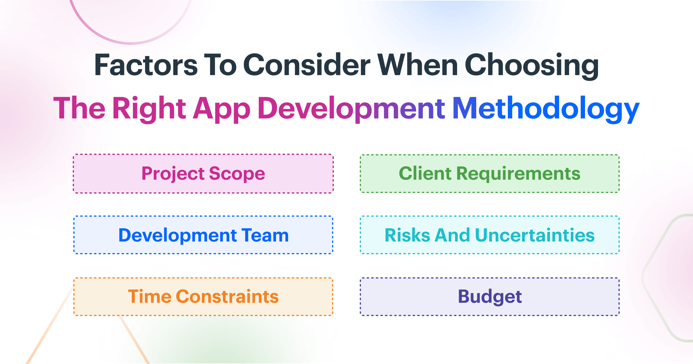 Key Factors to Consider When Choosing a Framework